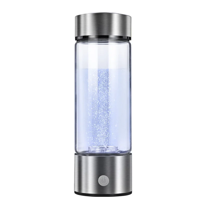 2024 New 420ML Portable Water Ionizer Bottle Rechargeable Negative Ion Watering Cup Hydrogens-rich Water Cup Water Generator USB