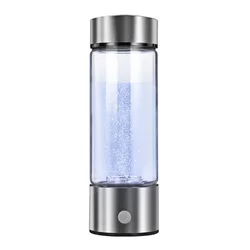 Botella ionizadora de agua portátil de 2024 ML, taza de riego de iones negativos recargable, taza de agua rica en hidrógeno, generador de agua USB, novedad de 420