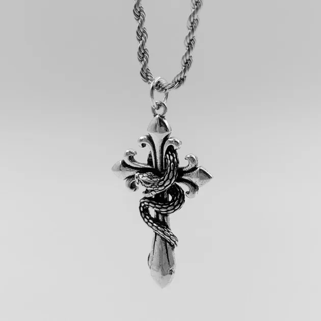 

Ожерелье «Старый дух змеи Юаньфу», мужское модное женское ожерелье 20225, Новый год змеи, кулон, старый дизайн, цепочка для свитера