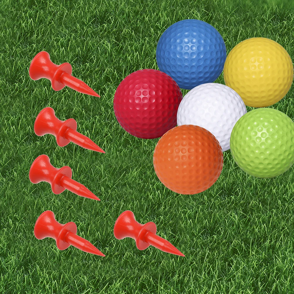 

50Pcs Double-Deck Golf Tees 30Mm Red Plastic Ball Tee Hard Wear-Resistant Reusable Light for Driving Range Practice