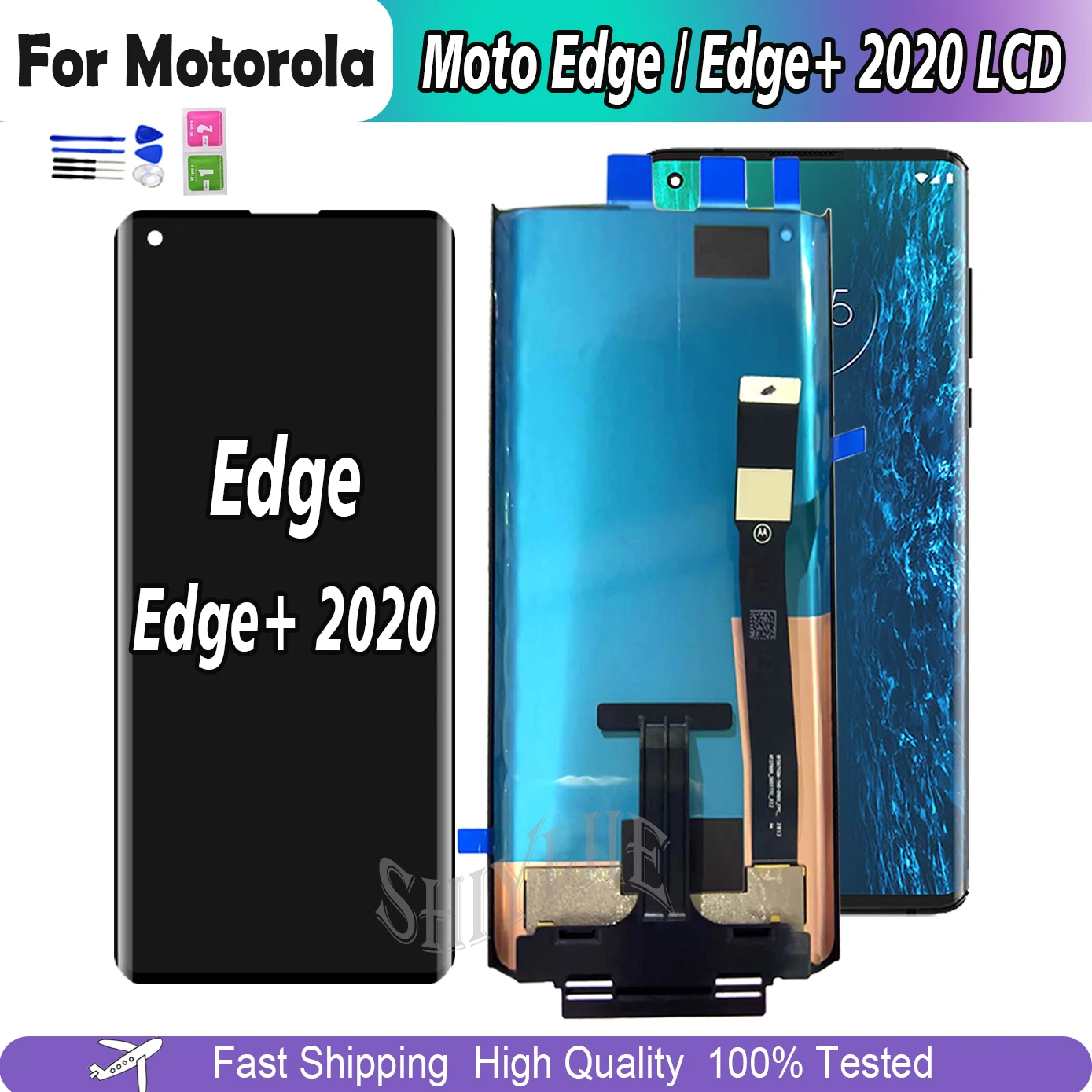 

Original For Motorola Moto Edge+ XT2061-3 For Moto Edge XT2063-3 XT2063-2 Display for moto edge plus Lcd Touch Screen Digitizer