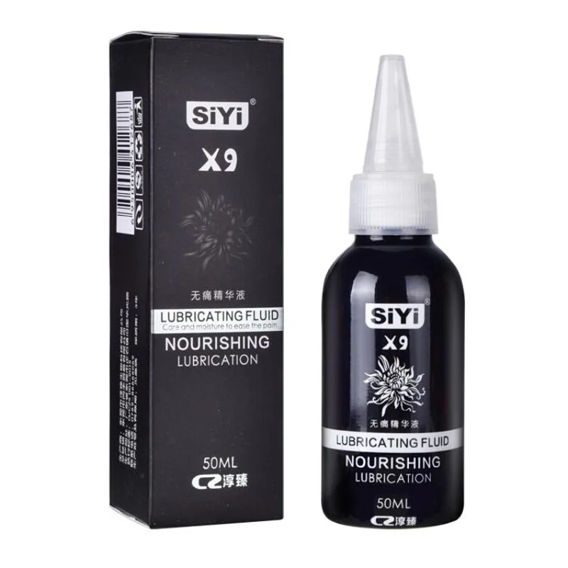 Siyi 50ml lubrificantes solúveis óleo dor aliviando lubrificante x9 indolor gay vestibular lubrificante anal produtos adultos