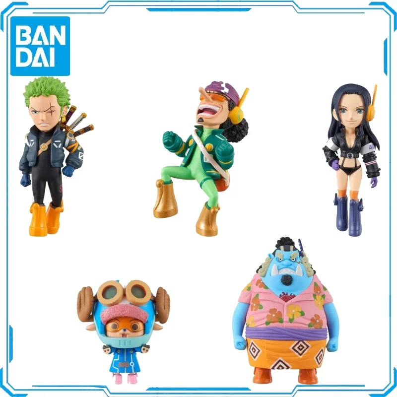 Op voorraad Originele Bandai WCF One Piece Egg Head Island 2 Chopper Usopp Figuur Animatie Speelgoed Geschenken Model Echte Anime Hobby