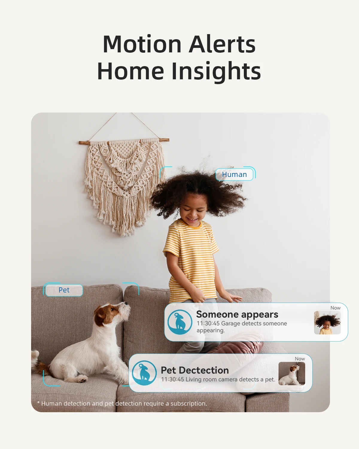 كاميرا Blurams 2K 5 جيجا هرتز/2.4 جيجا هرتز داخلية لأمن المنزل، 360 درجة ° كاميرا PTZ للكلاب الأليفة مع تطبيق الهاتف، محادثة ثنائية الاتجاه، رؤية ليلية، صفارة الإنذار #3