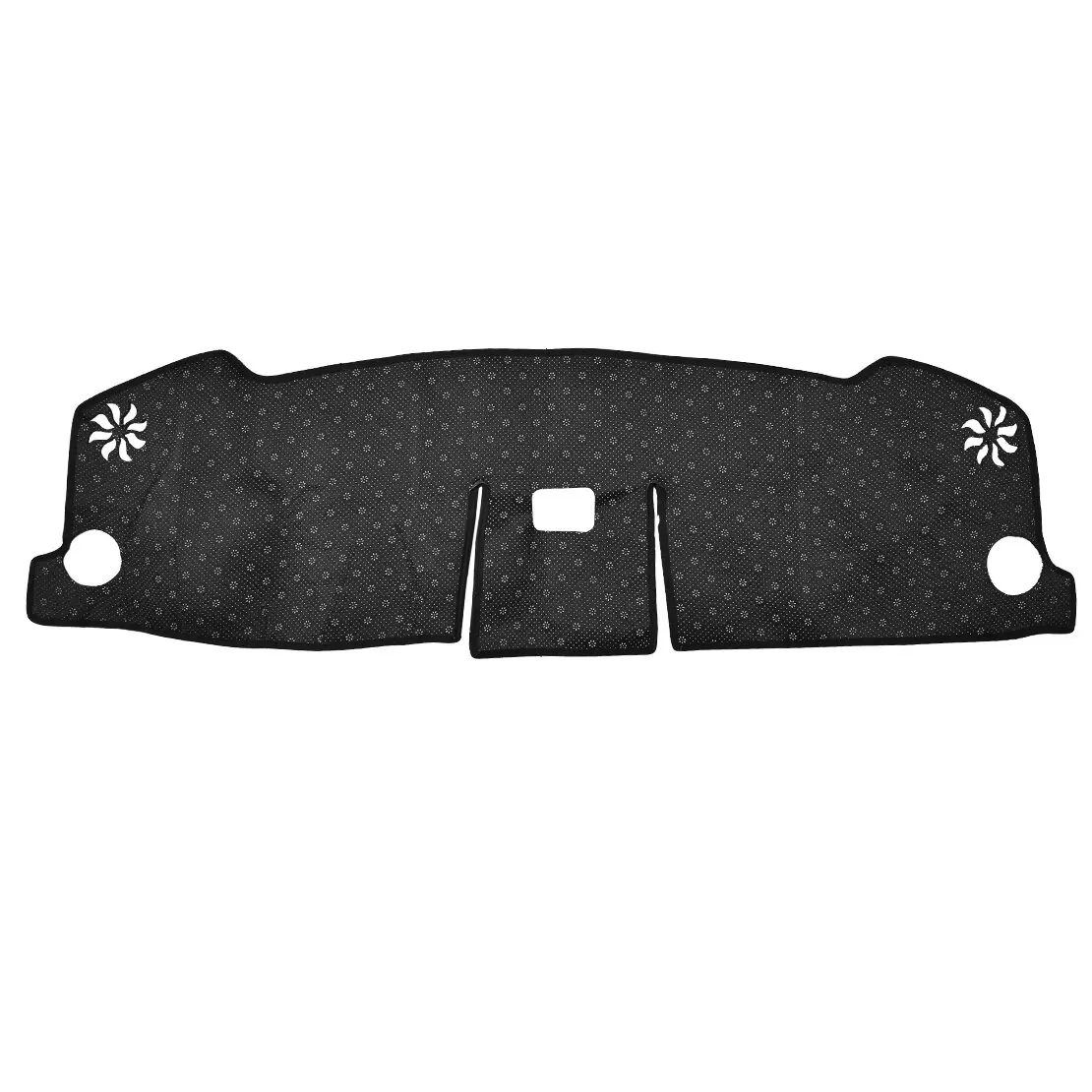 Alfombrilla antideslizante para salpicadero de coche, Protector de poliéster negro para conducción derecha, compatible con Honda HR-V HRV 2023-2024