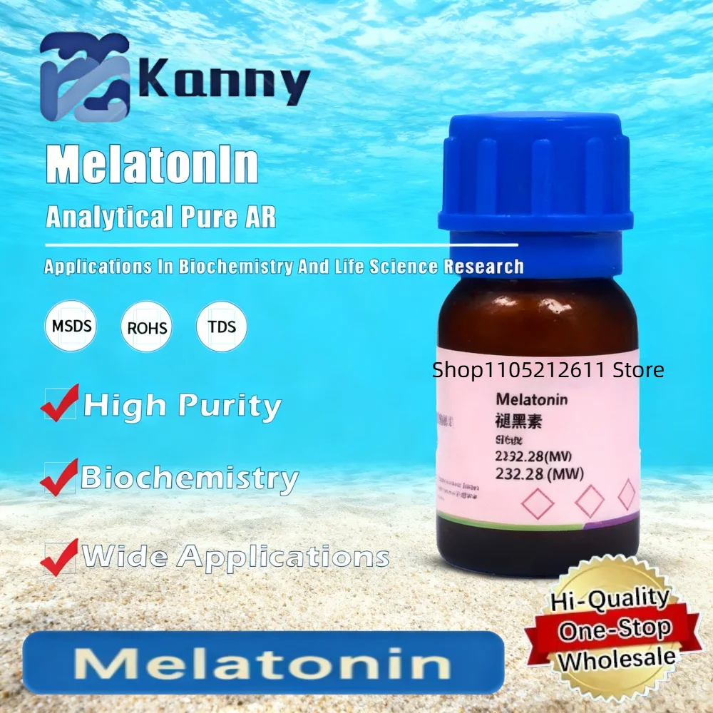 Reactivo de laboratorio de melatonina para investigación bioquímica y de ciencias de la vida Producto original