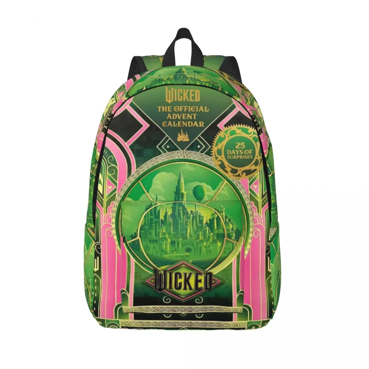 

Wicked For Good Backpack for Preschool Kindergarten School Student Musical Movie Book Bags Boy Girl Kids Canvas Daypack Gift