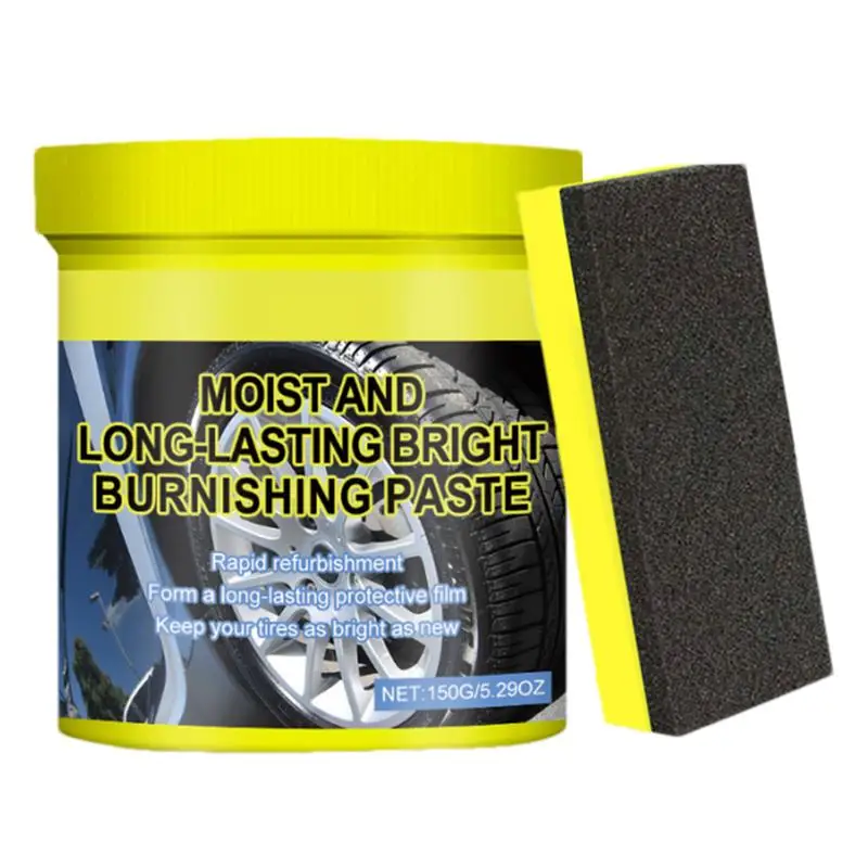 Tire Care Paste 150g Tyre Protective Coating Restorer Tire Repair Paste For Truck Motorcycles Car Tire Refurbishment