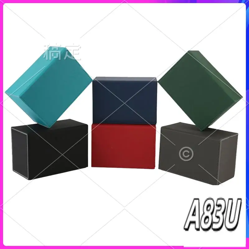 

U8-Card Deck Box, Премиум-коробка для карт с откидным лотком для игральных костей, Коробка для хранения карточек для спортивных игр, бензин, простота в использовании Blu