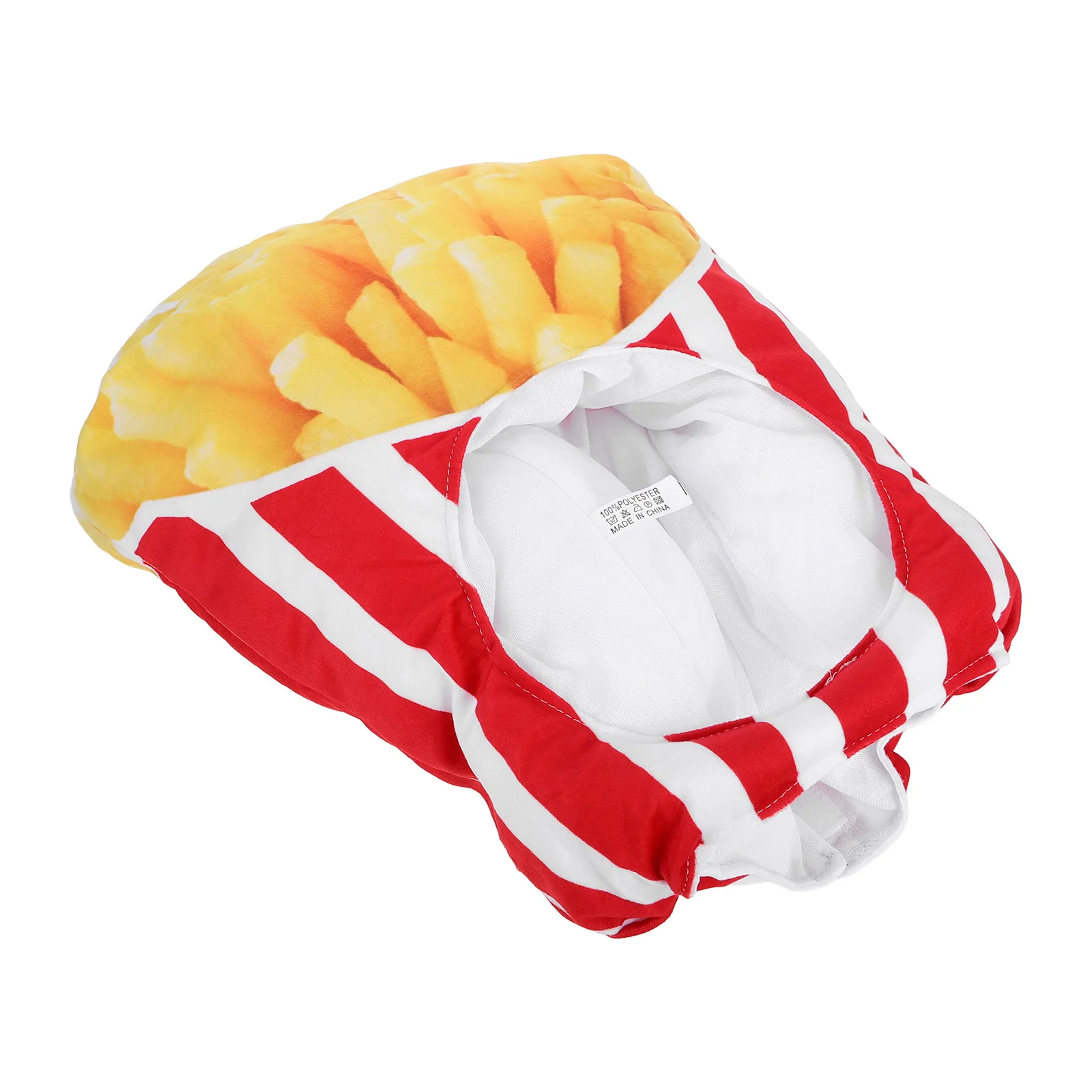 

French Fries Hat Party Headdress For Adults Costume Headgear Festival Cosplay Novelty Food Decor Carnival Accessory