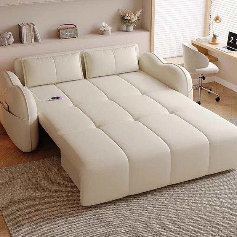 

Скандинавский современный простой дизайн, умная мощность, выдвижной шезлонг с откидной спинкой, диван-гостиная, салонная мебель для дома YXLS