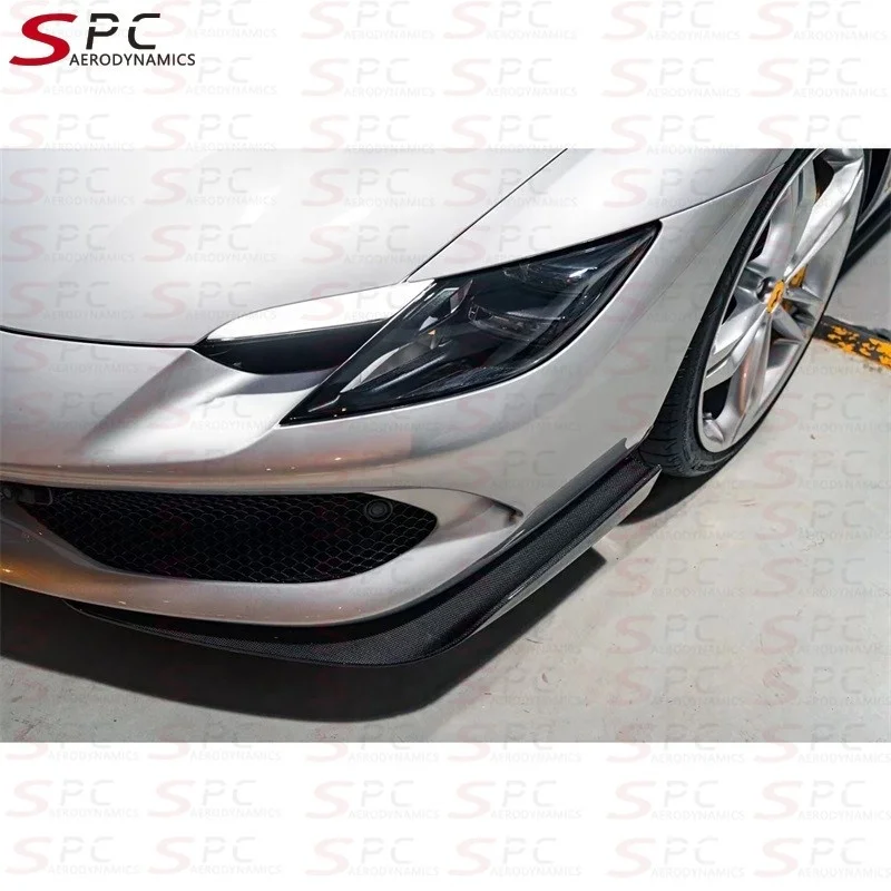 SPC 296 Dry Carbon Fiber Aerokit for Ferrari 296 GTB OEM Autoclaved Carbon Fiber Lip Spoiler Kit For Ferrari 296