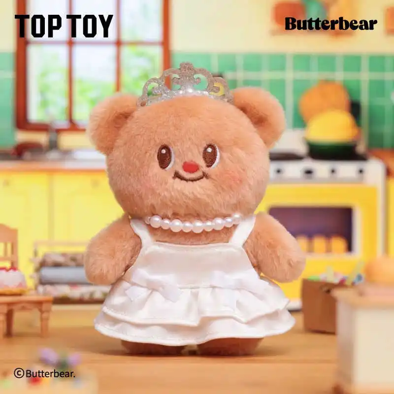 

Genuine Toptoy Butter Bear Versatile Showcase Series Plush Blind Box Cute Doll Decorative Pendant Girl Surprise Birthday Gifts