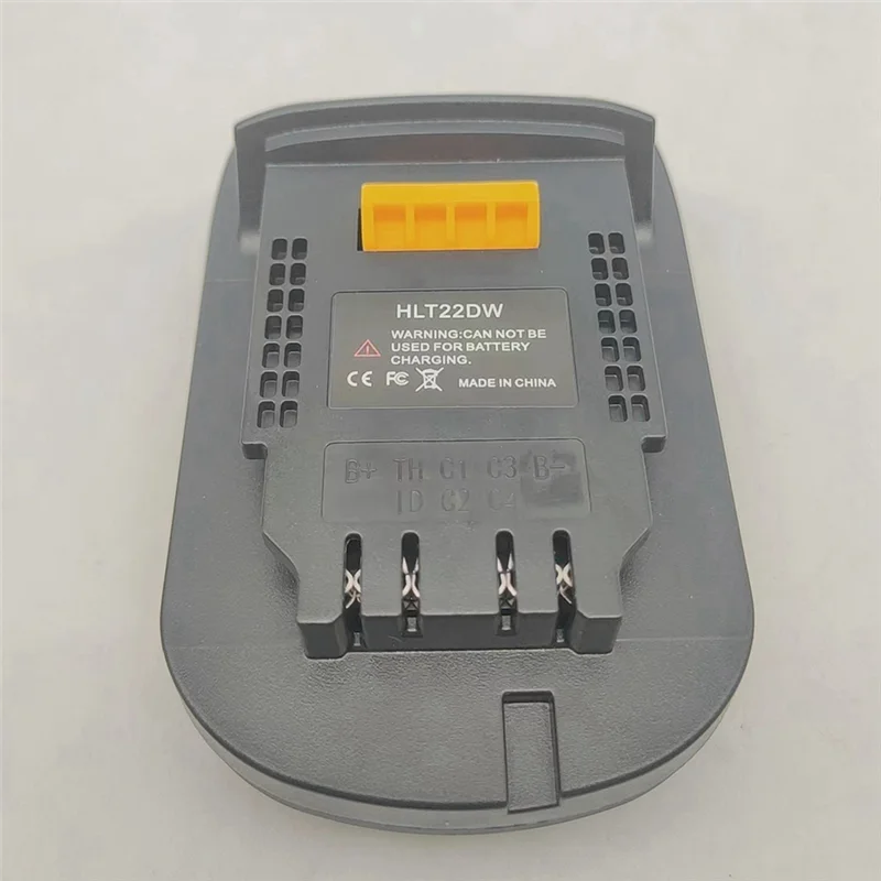 

1 Piece HLT22DW Adapter Converter Black Plastic Use For Hilti 22V Li- Battery On For Lithium Battery Tool-ABHG