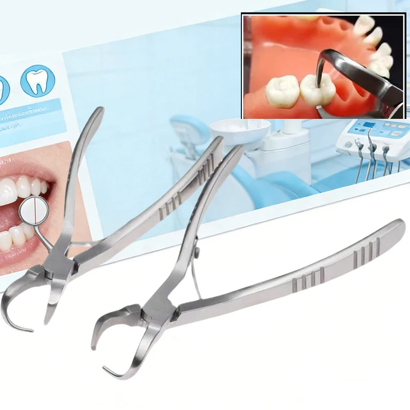 

1Pcs Dental Crown Extractor Plier Teeth Extraction Forcep Tooth Remover Extractor Forceps Dental Surgical Tools