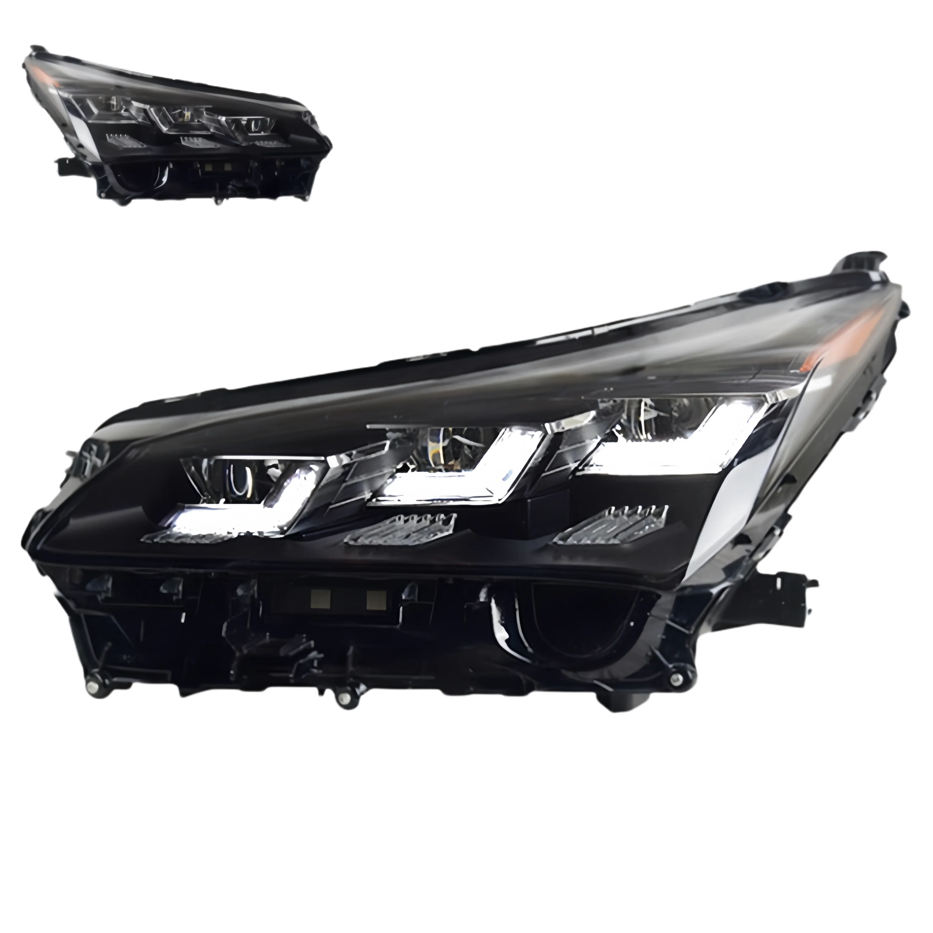 LED Auto Lighting System for Toyota Lexus NX200 2015-2017 Car Head Light Headlamp with 3 Lens 81145-78080 81185-78080