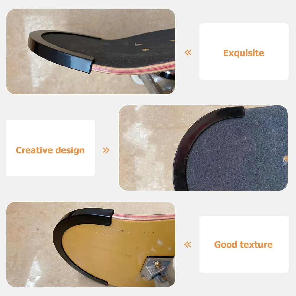 

5 пар защитных накладок для скейтборда, ударопрочные U-образные бамперы для защиты края лонгборда, аксессуар