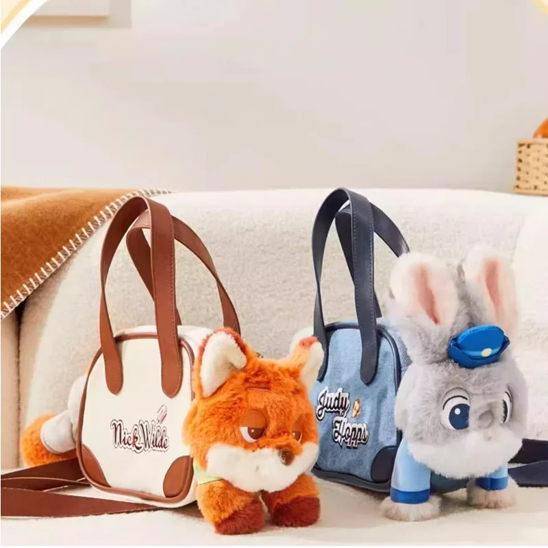 

Disney Official Zootopia Judy Hopps Plush Doll Crossbody Bag Convertible Handheld Shoulder Bag for Girls