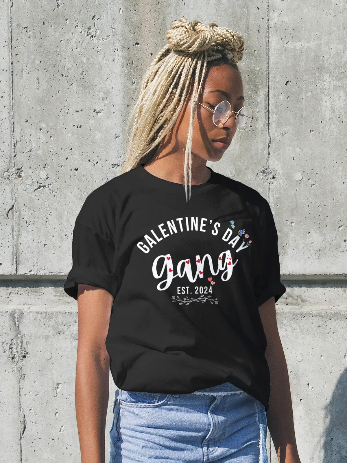 Galentines Gang 2024 T Shirt Day For Friends Party Anti Valentine Eww Valentines