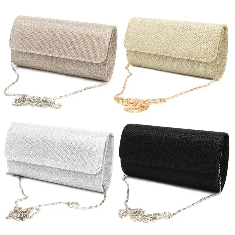 Popular Women\'s Evening Shoulder Bag Bridal Clutch Party Prom Wedding Envelope Handbag New