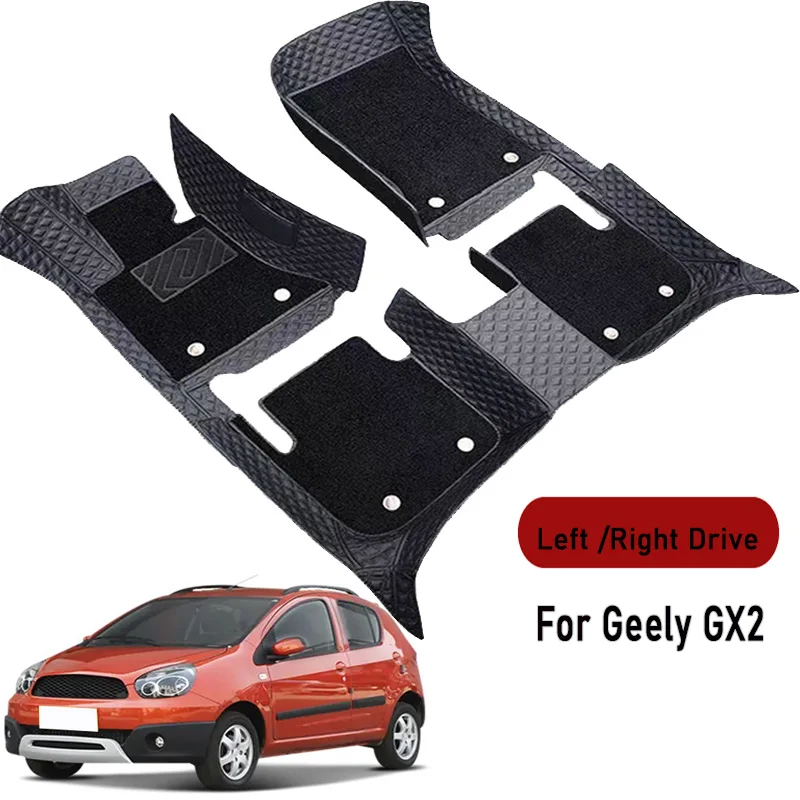 Car floor mats for Geely GX2 2011-2012 Customauto foot Pads automobile carpet cover interior accessories