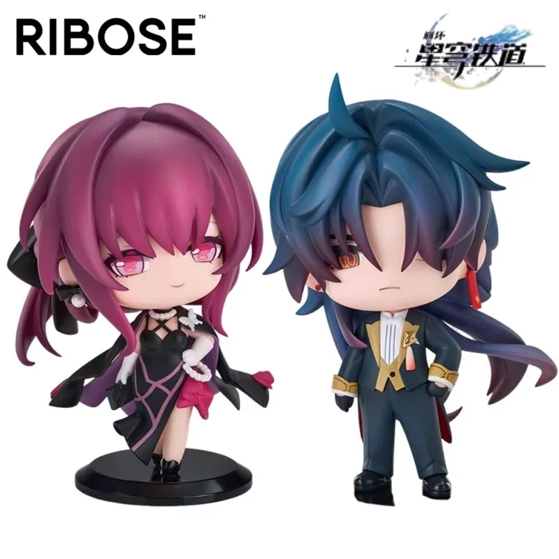 

Ribose Honkai Star Rail Train Чаепитие Тема Официальные игровые фигурки Kafka Blade Коллекционная модель Украшение Периферийные игрушки Подарок
