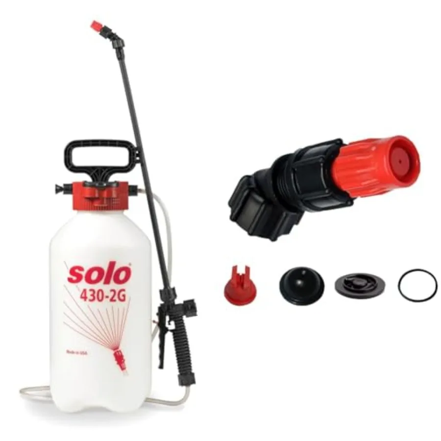 

Опрыскиватель для фермы и сада 430-2G, 2 галлона, с насадками для различных задач распыления и комплектом коленчатых насадок 4900654-P