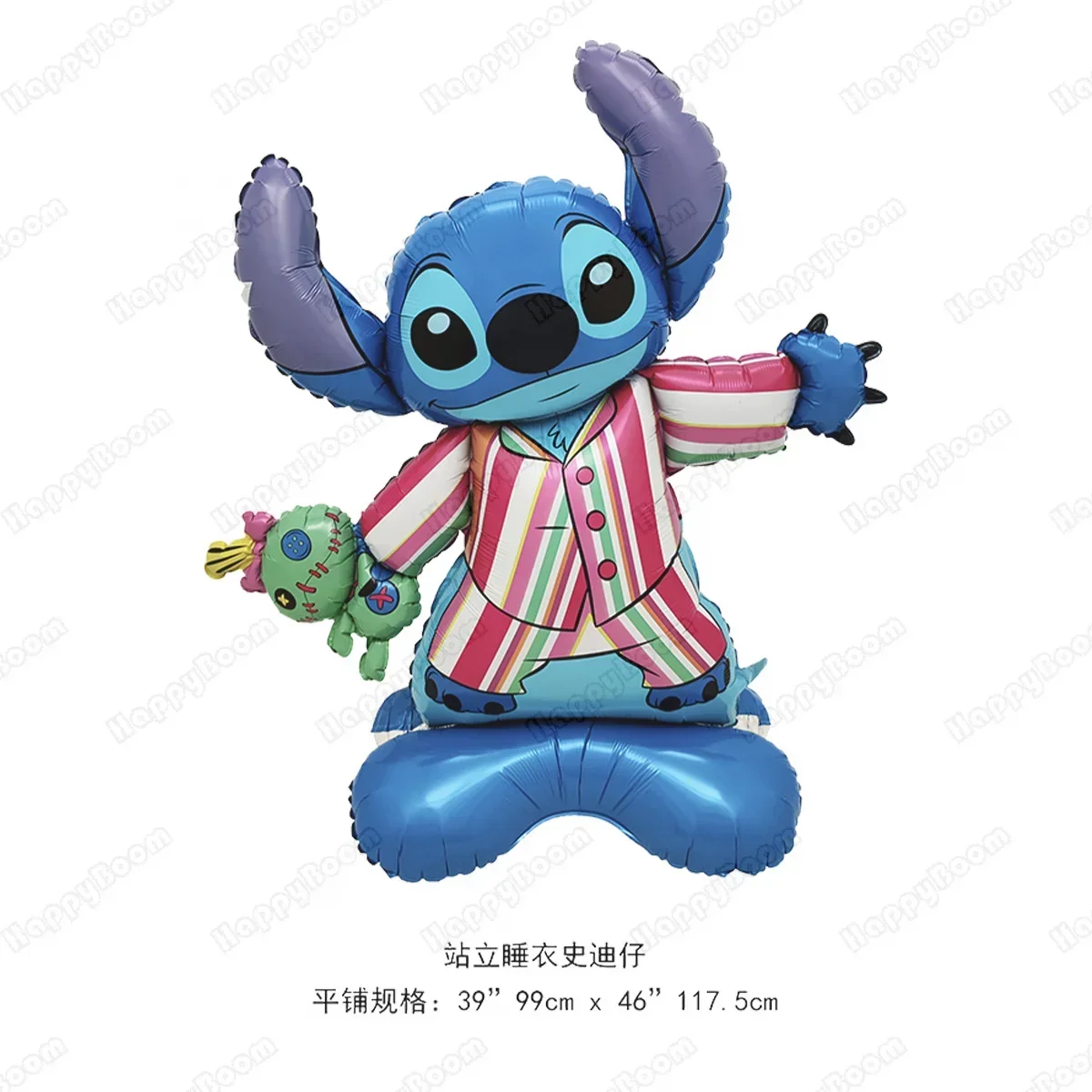 ثلاثية الأبعاد الدائمة ليلو وستيتش موضوع حفلة احباط بالون مجموعة استحمام الطفل الفتيان والفتيات حفلة عيد ميلاد الديكور لعبة أطفال هدية #4