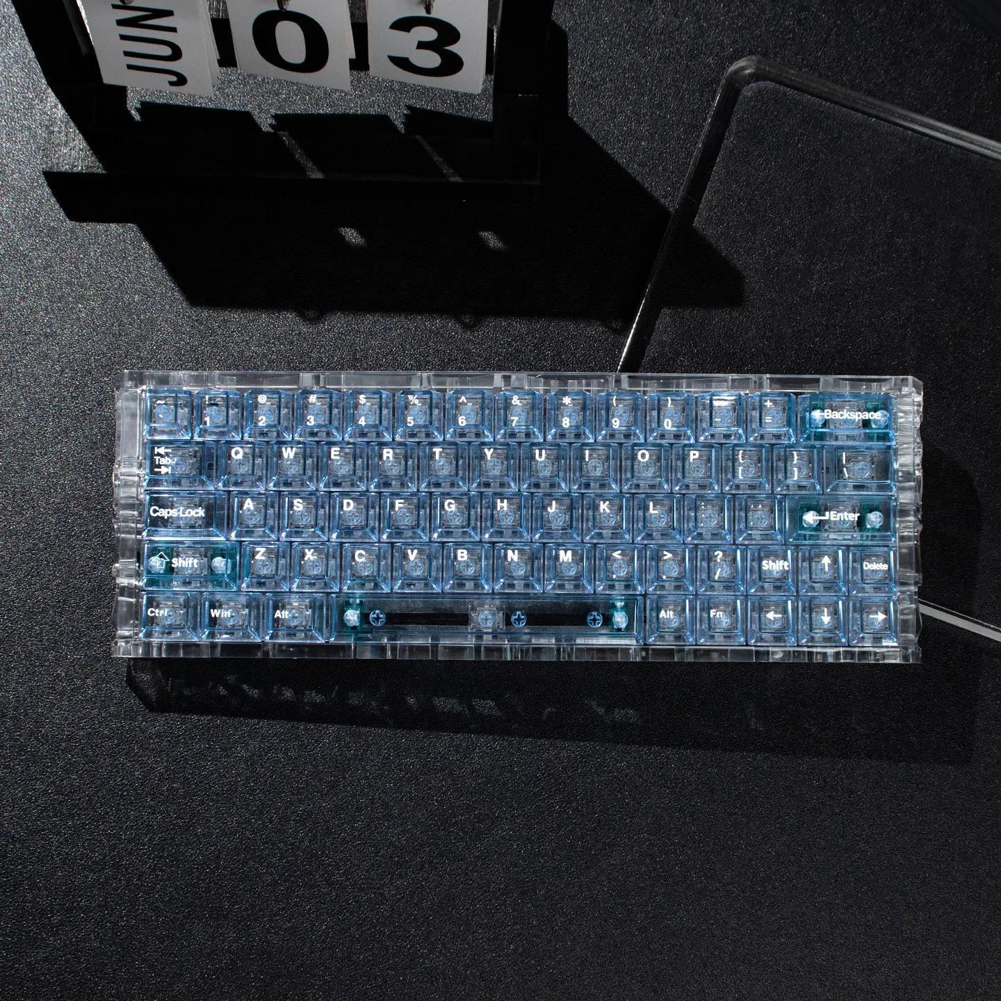 

Light Blue Keycap Mechanical Keyboard Keycap Engraving Transmission PC Pad Printing Customization Original Factory Suitable