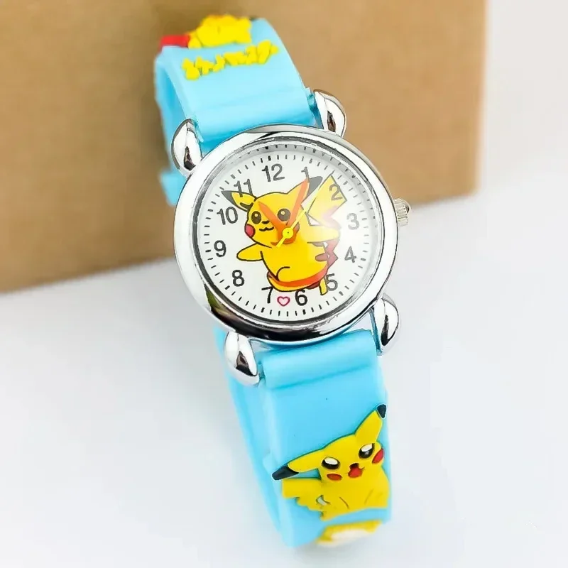 Anime Pokemon Pikachu Children Watch Wrist Watches Clcok Boys Girls Watches Pikachu  Christmas Gifts Toys