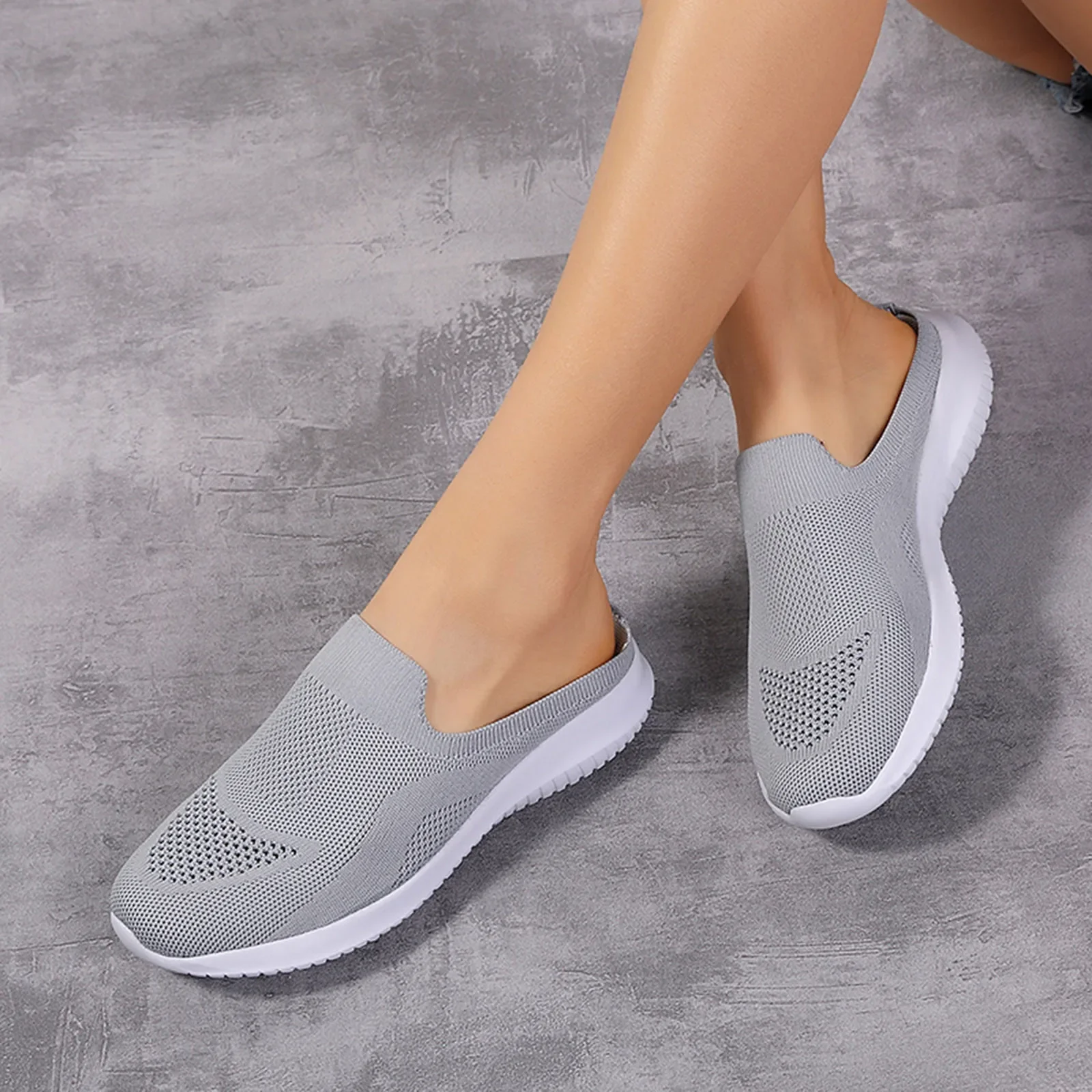 Women Casual Shoes 2023 Summer Platform Slippers Outdoor Casual Flip Flops Wedge Slippers Lady Flats Mesh Sneakers Female tenis