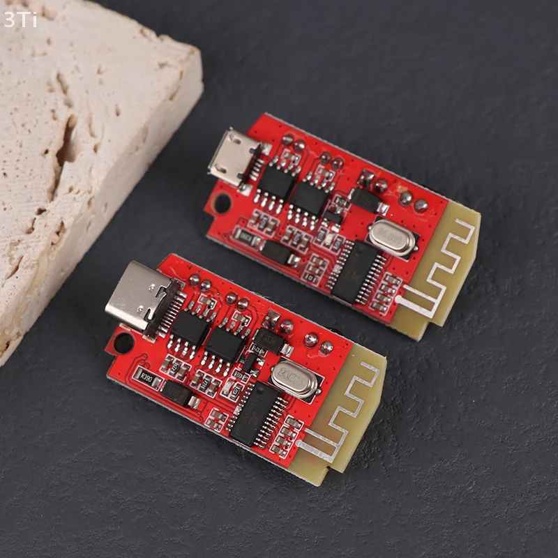 1PC CT14 Type-C Micro Stereo Bluetooth 4.2 Power Amplifier Board Module 3.7v 5V 5W+5W Mini With Charging Port EGBO