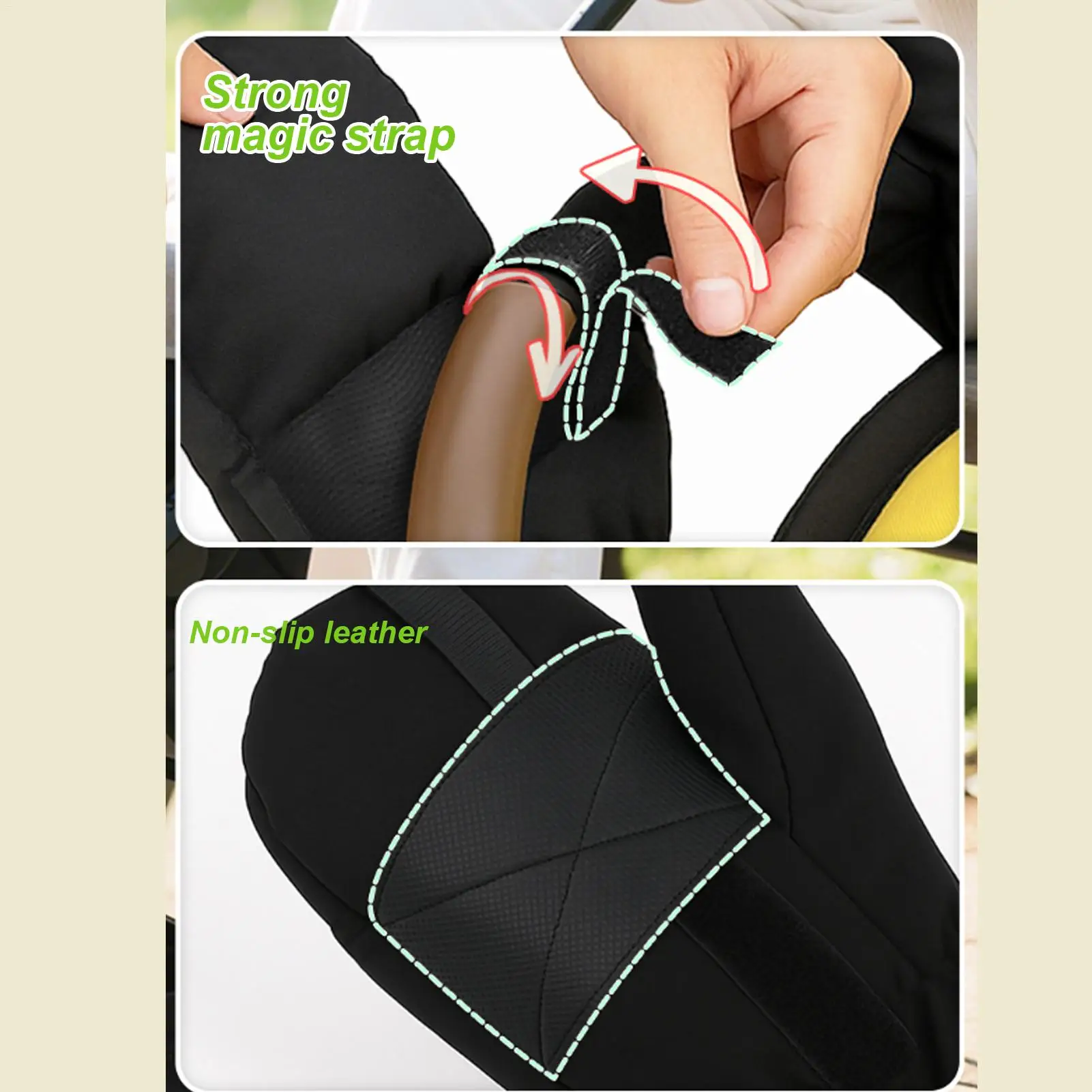 

Перчатки для коляски, водонепроницаемые ветрозащитные варежки, теплые зимние аксессуары для колясок для мужчин и женщин, уличная погода, прогулка, исходящие