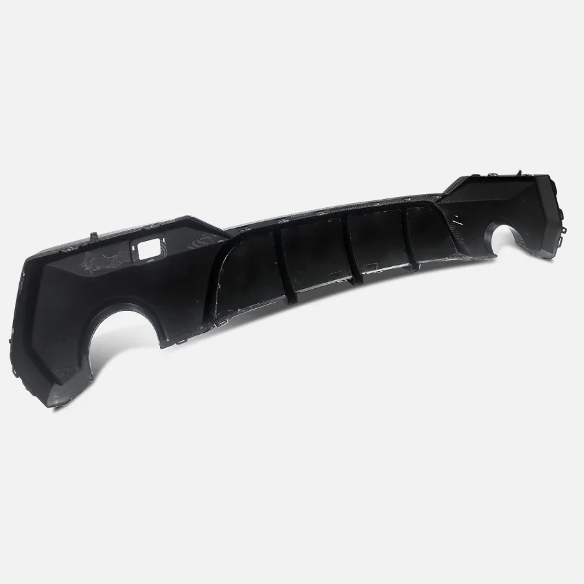 المصد الخلفي الناشر الشفاه لسيارات BMW 4 Series G22 G23 430i M440i M-Sport 2020-2022 ألياف الكربون نظرة سيارة العادم السفلي سبويلر