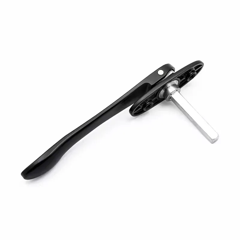 Imagem -03 - Liga de Alumínio Deslizante Porta Punho Parafuso Estilo Fino Aço Plástico Janela Botão Móveis Puxar Peça Hardware