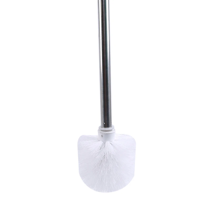 Durable Toilet Brush Stainless Steel Household Hanger Frame Cleaning Brush Handle Toilet Brush Articles Bathroom Cleaning Tools