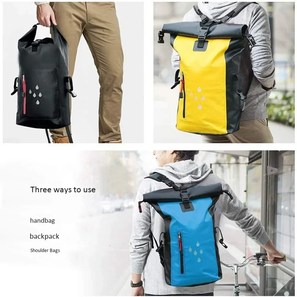 Bucket Bag Outdoor Sports Waterproof Handbag Package PVC Rafting Camping  Travel Shoulder Backpack Sealed Folded Storage Luggage