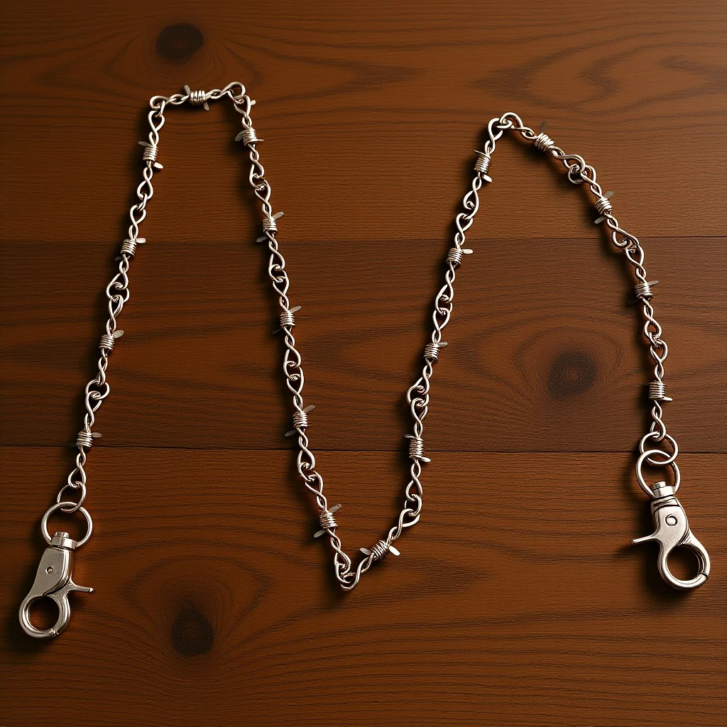 

Fashion Punk Metal Jeans Trousers Chain Hip Hop Waist Pocket Accessory for Men Women