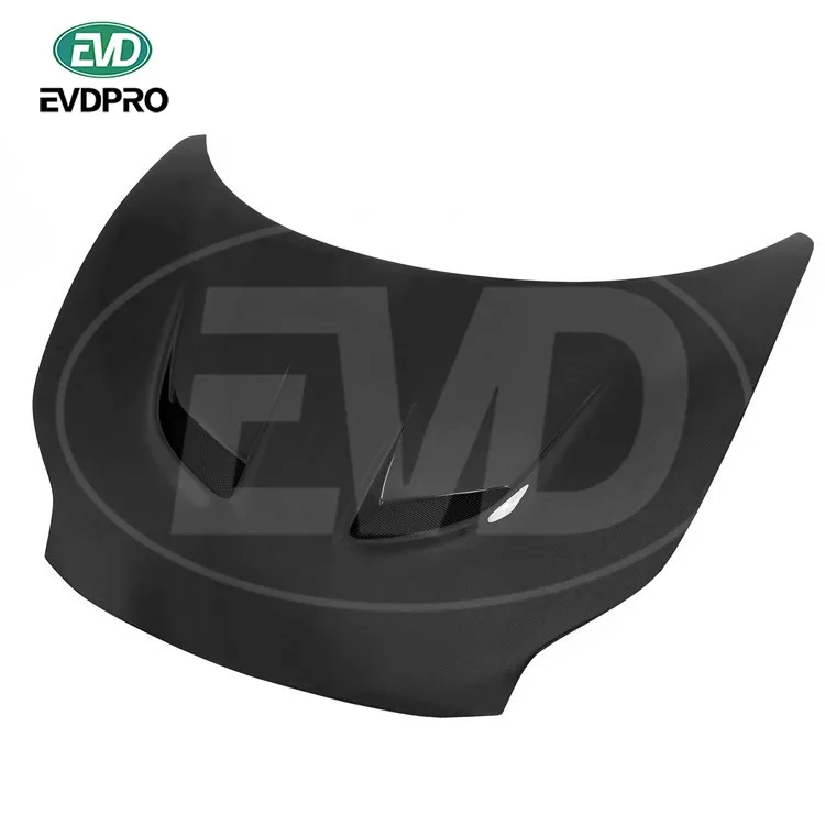 لفيراري 458 إيطاليا والعنكبوت 2011-2016 الأشرعة السوداء نمط غطاء محرك السيارة كامل من ألياف الكربون #1