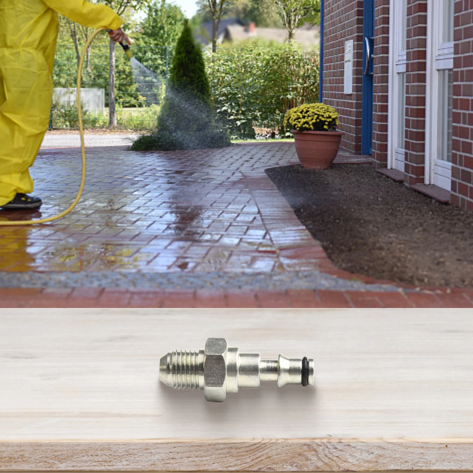 ホースアダプターホースフィッティングアダプター 14*12*9 ミリメートルラボールクイックリリースに M14/M22 ガーデンツール高圧洗浄機部品