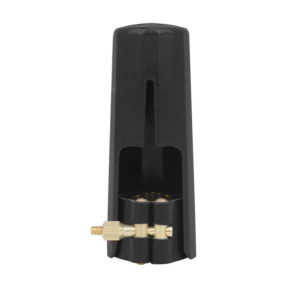 Tenor Saxophone Mouthpiece Leather with Cap Metal Buckle Clamp Clip Buckle Clamp Clip Woodwind Musical Instrument Accessories