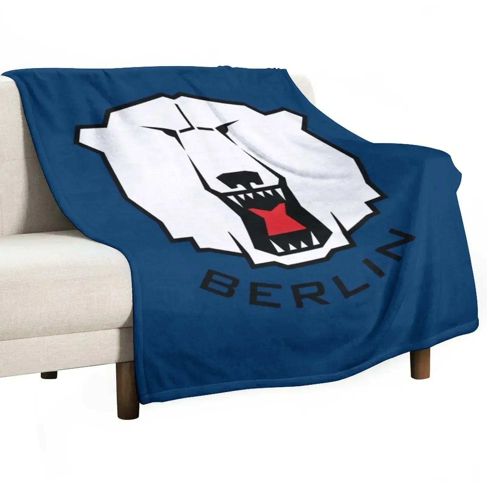 Eisb?ren Berlin 003366 logo Throw Blanket Travel Thins Blankets