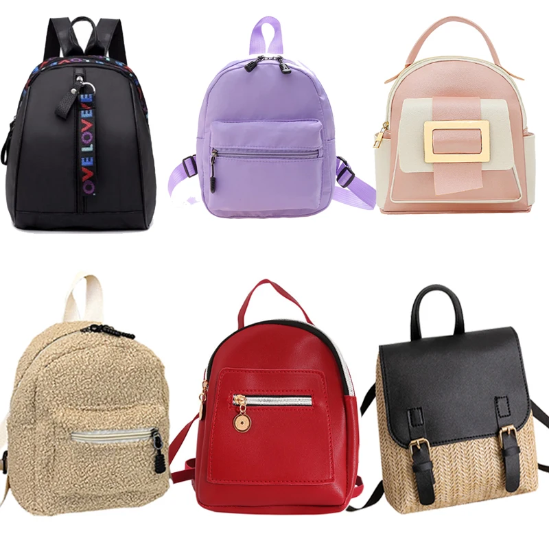 

Cute Mini Backpack Women Pu Leather Shoulder Bag For Teenage Girls Kids Fashion New Small Bagpack Female Ladies School Bags