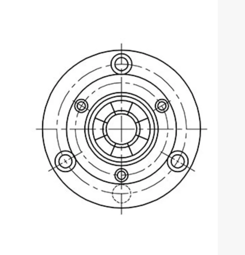 Hoge precisie op maat gemaakte CNC 36-type binnenste expansiehuls Draaibank binnenste steunarmatuur Achtertrekkracht voor 46-machine gereedschapsas