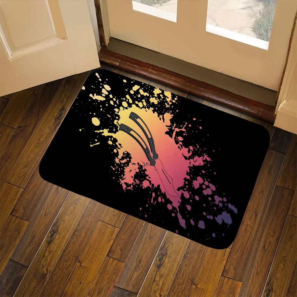 

Knife Carpets Bath Mat for Hallway on the Floor Kitchen Carpet Entrance Doormat Outdoor Rug Bathroom Mats Modern Home Decoration