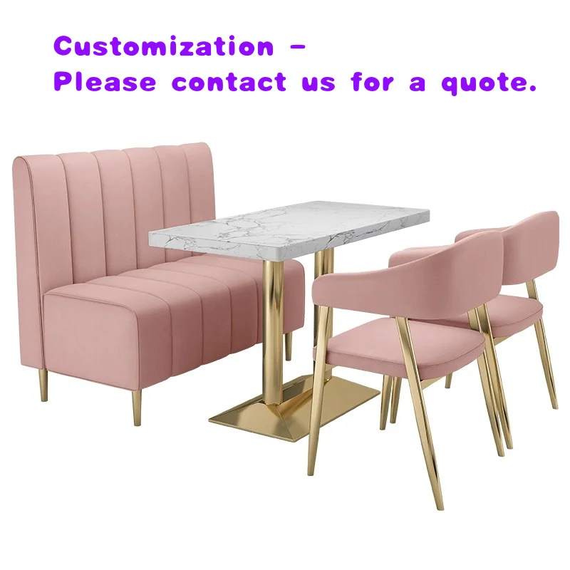 custom.High Quality Multiple Color Price Velvet Restaurant Sofa Dining Furniture Booth and Chairs Set With Price