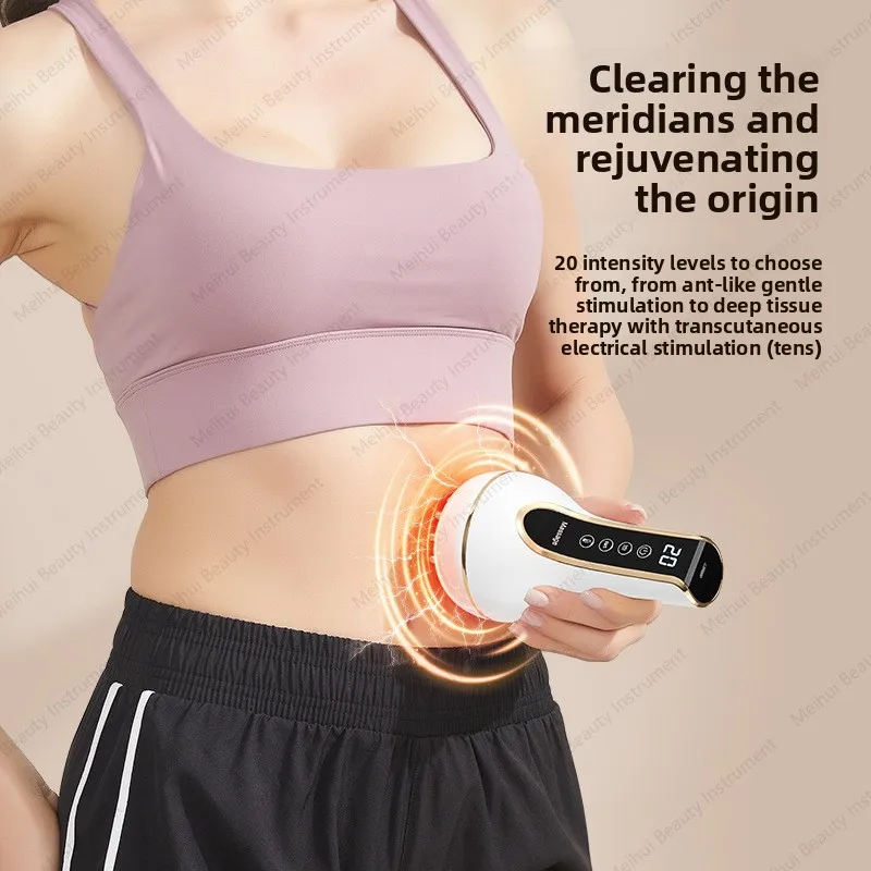 

Cross-border New Electric Meridian Brush Household Scraping Instrument Tendon Rub Abdomen Massage Brush Legs Whole Body Massage