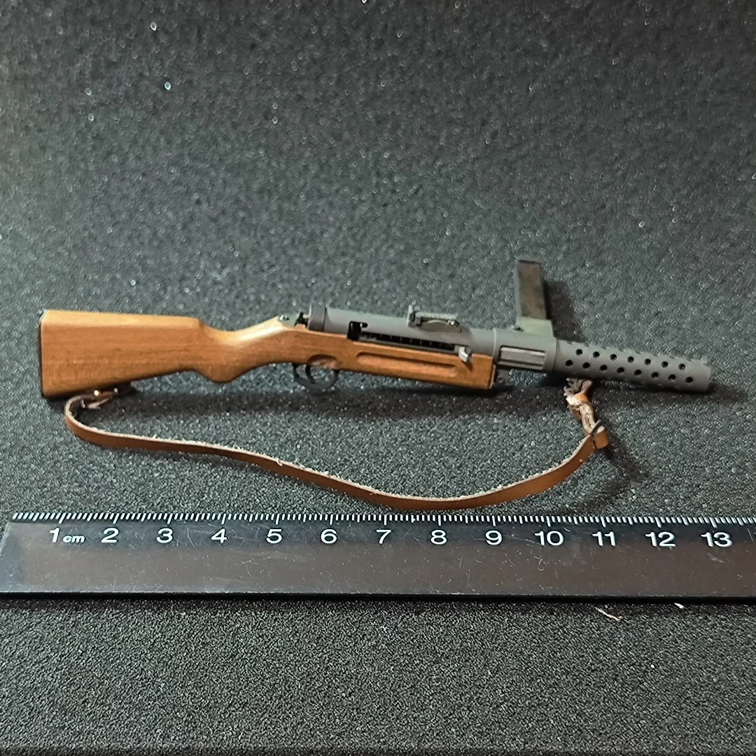 Kit modello di mitragliatrice MP28 staccabile in metallo staccabile in legno massello delle forze speciali dell'esercito rosso della Seconda Guerra Mondiale in scala 1:6