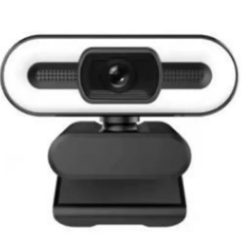 Videocamera live con microfono, luce di riempimento, bellezza, USB, 1080P, 2K, 4K