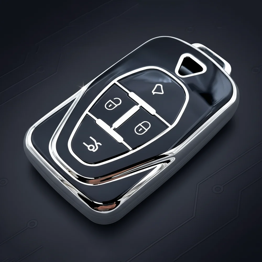 الموضة الفاخرة بولي TPU غطاء مفتاح السيارة قذيفة فوب ل Vinfast VF3 5 6 7 8 9 31EV 32EV 33EV LUX A2.0 SA2.0 V8 اكسسوارات السيارات حامي #1